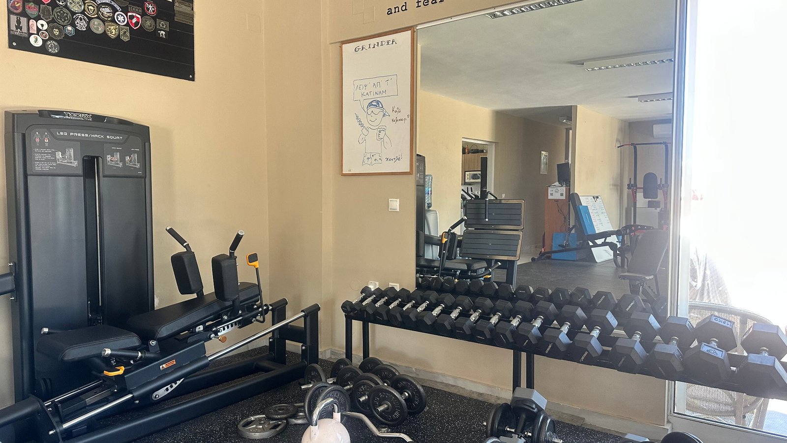The Grinder free weights